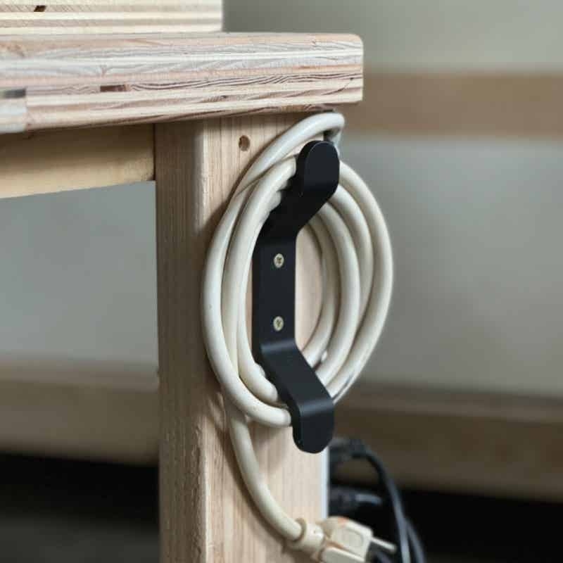Cable Management Box - Crochets organisateurs de câbles pour bureau,