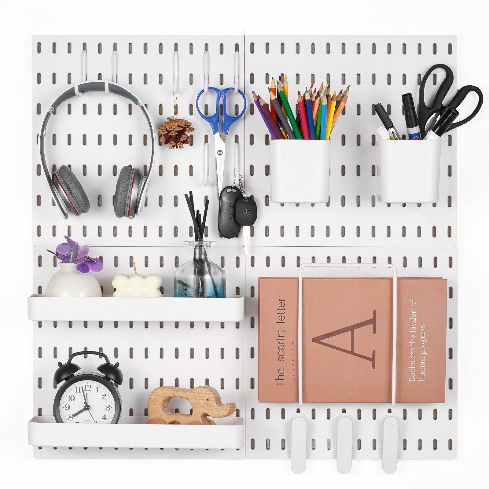 Home Office Kitchen - Kit de combinaison d'organisateurs muraux modulaires