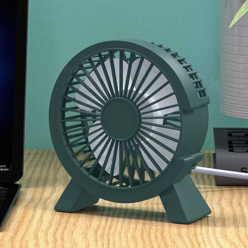 Home Office Hidden Desk - Mini ventilateur de table rechargeable par