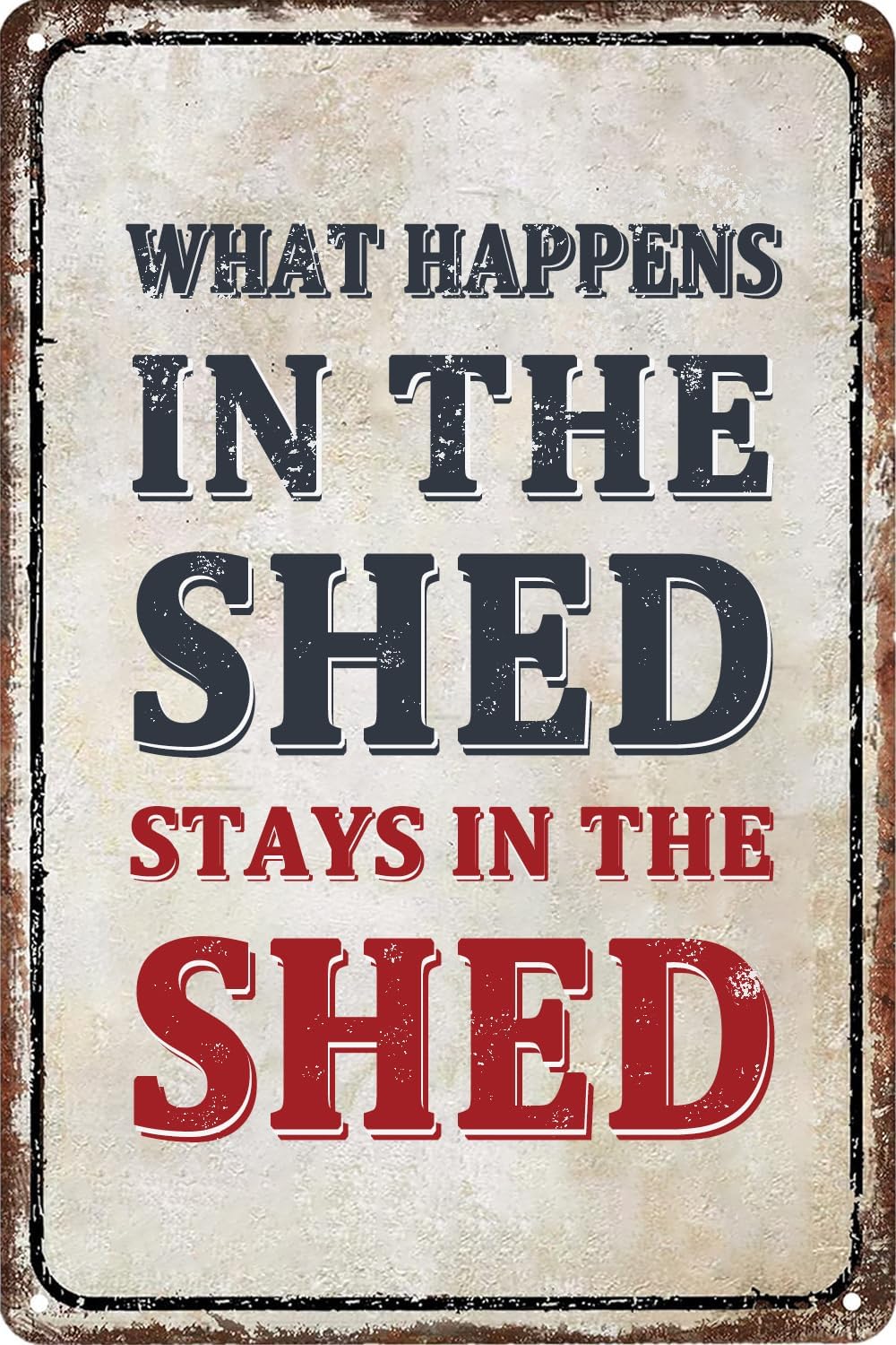 Home Office Shed - Panneau de bar amusant, décoration de