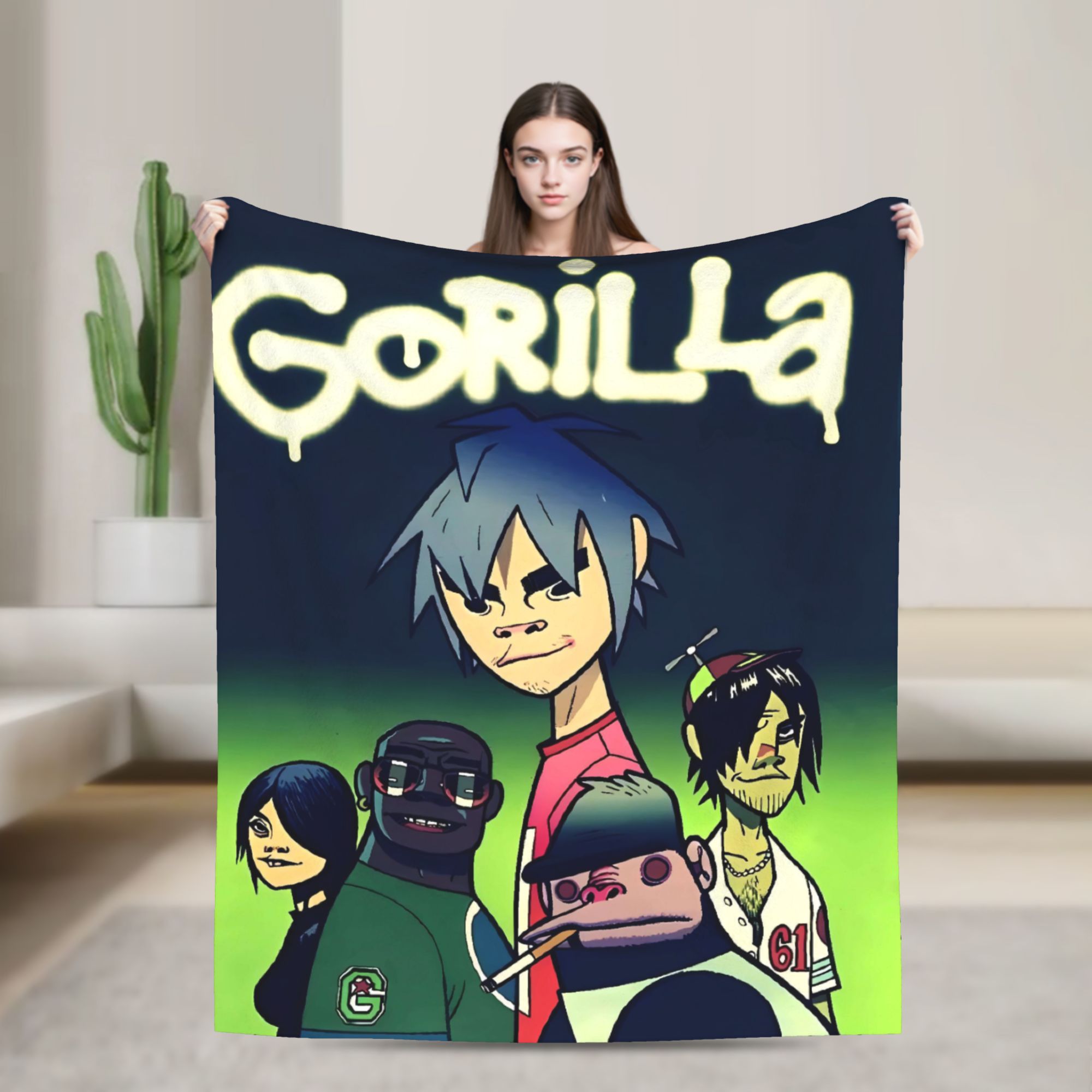 Home Office British - Couverture britannique GorillazS, groupe virtuel Rock