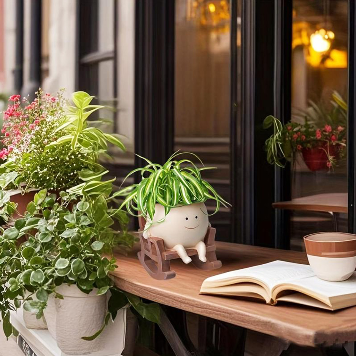 1 pot de fleurs décoratif en r - Home Office Shed avis et prix