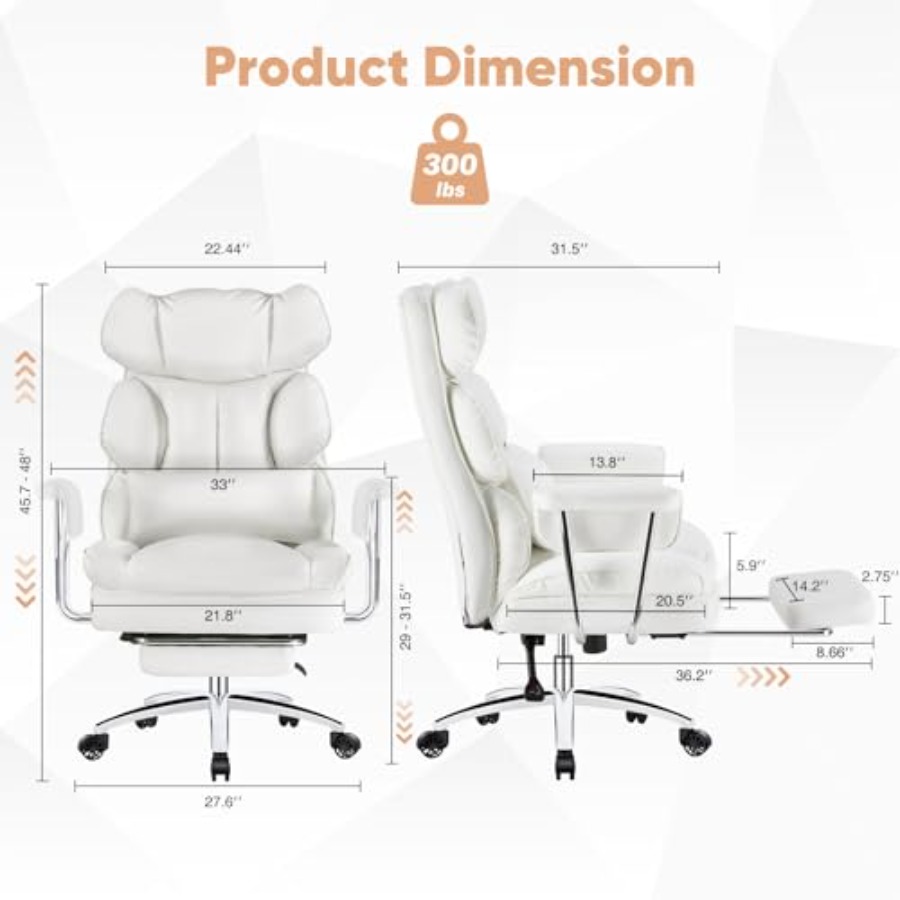 Chaise de bureau exécutive pou - Home Office Ergonomics avis et prix