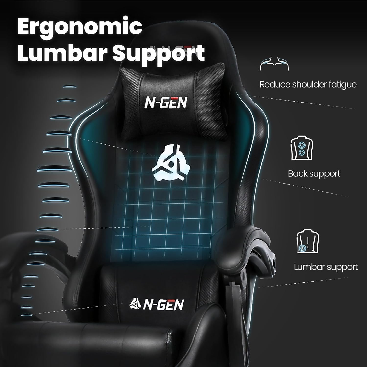 Chaise de jeu avec repose-pied - Home Office Ergonomics avis et prix