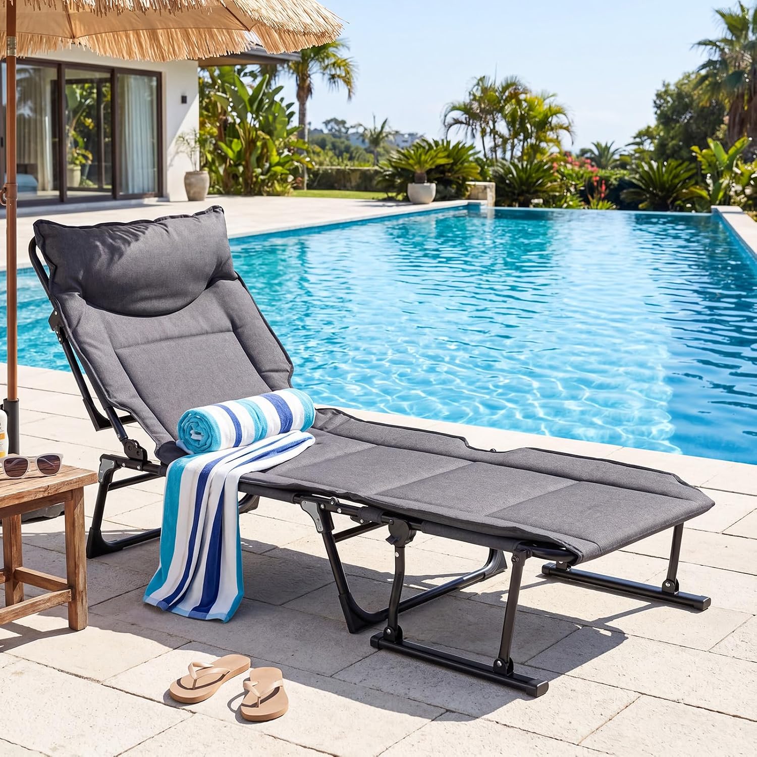 Ensemble de 2 chaises longues  - Home Office Headset avis et prix