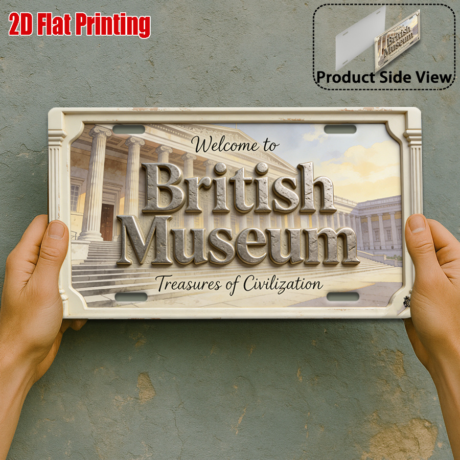 Panneau en étain « Welcome to  - Home Office British avis et prix