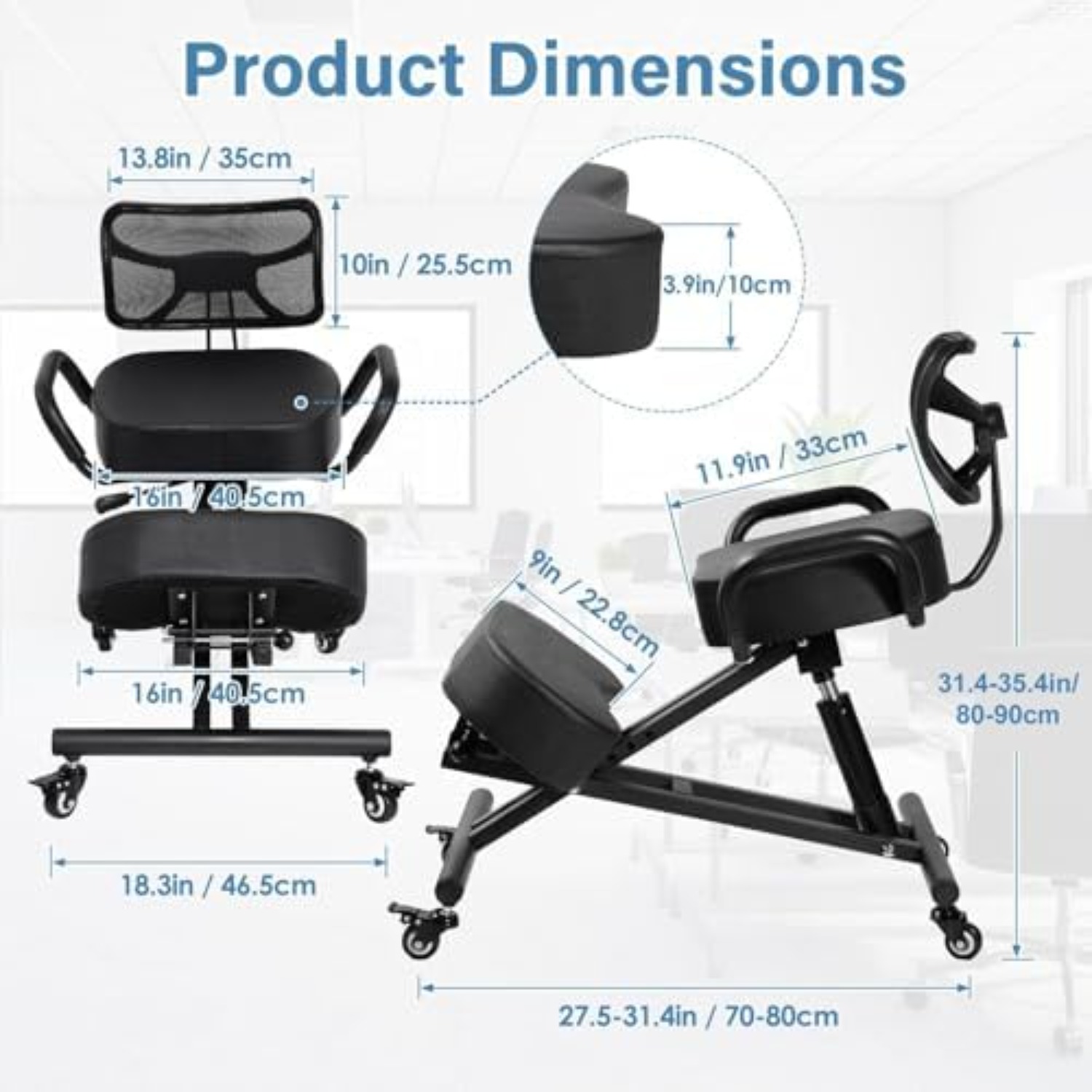 Chaise ergonomique à genouillè - Home Office Ergonomics avis et prix