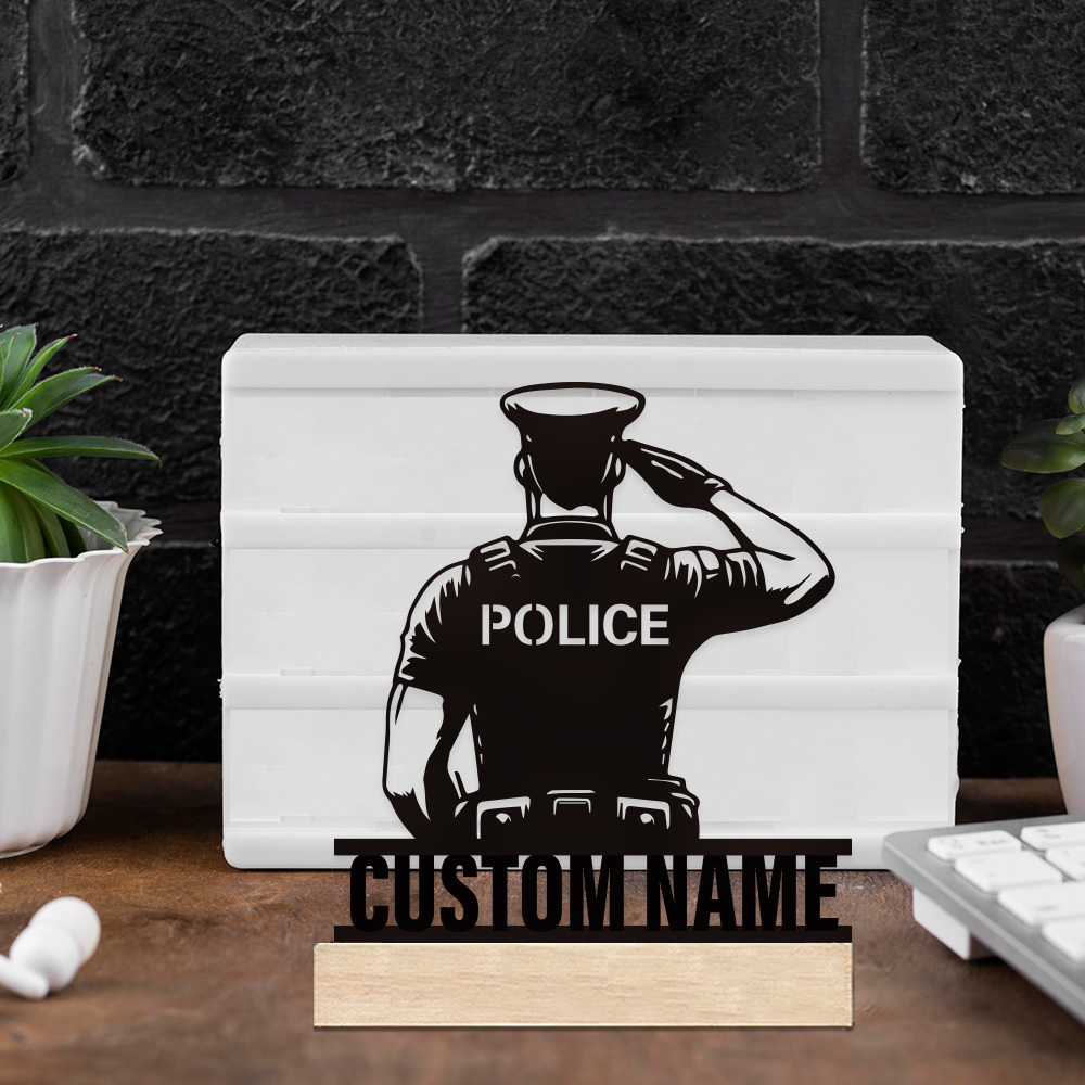 Badge de police en métal perso - Home Office Setup avis et prix