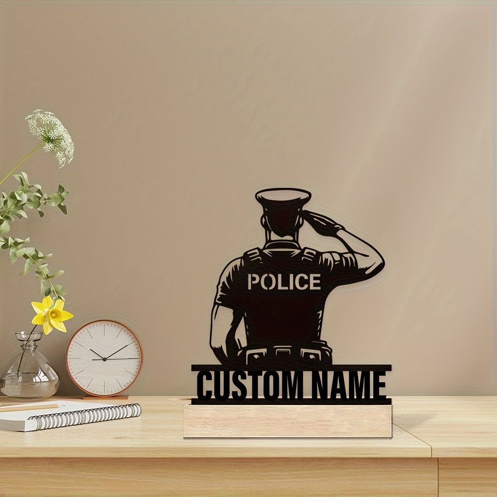 Badge de police en métal perso - Home Office Setup avis et prix