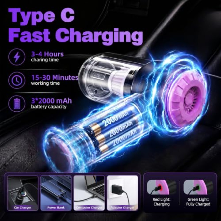 Aspirateur de voiture portatif - Home Office Kitchen avis et prix