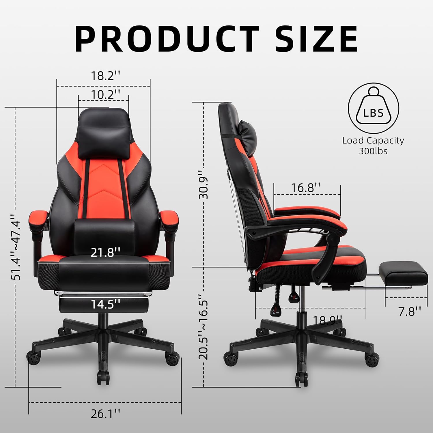 Chaise de jeu avec repose-pied - Home Office Ergonomics avis et prix