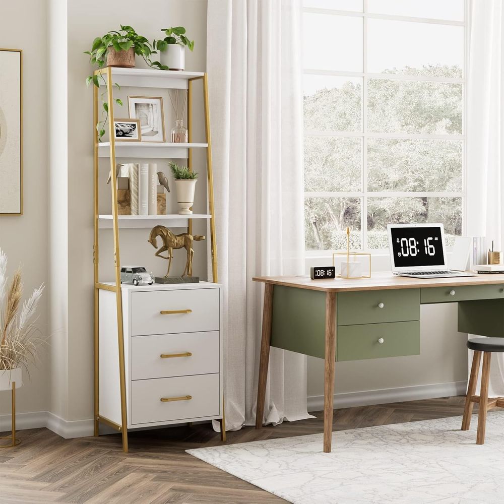 HITHOS Bibliothèque à 4 niveau - Home Office Shed avis et prix