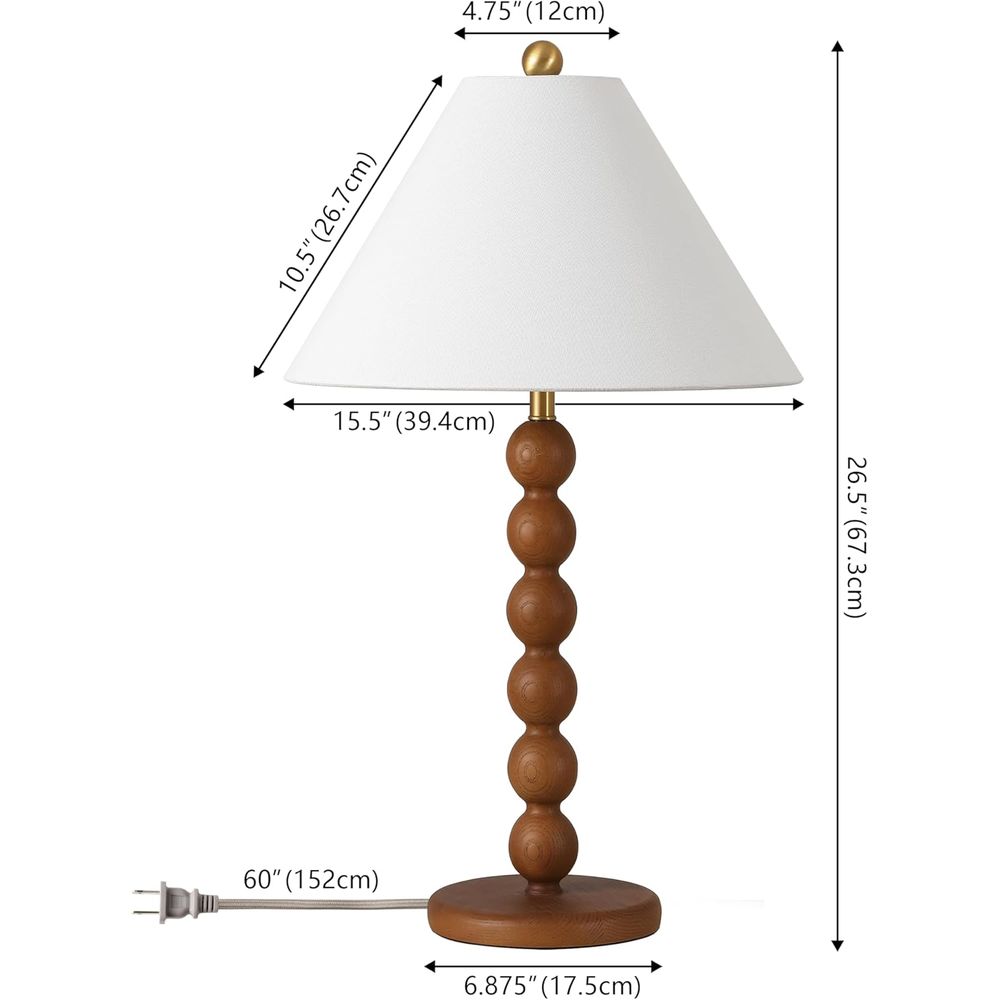 Lampe de table en résine marro - Home Office Living Room avis et prix