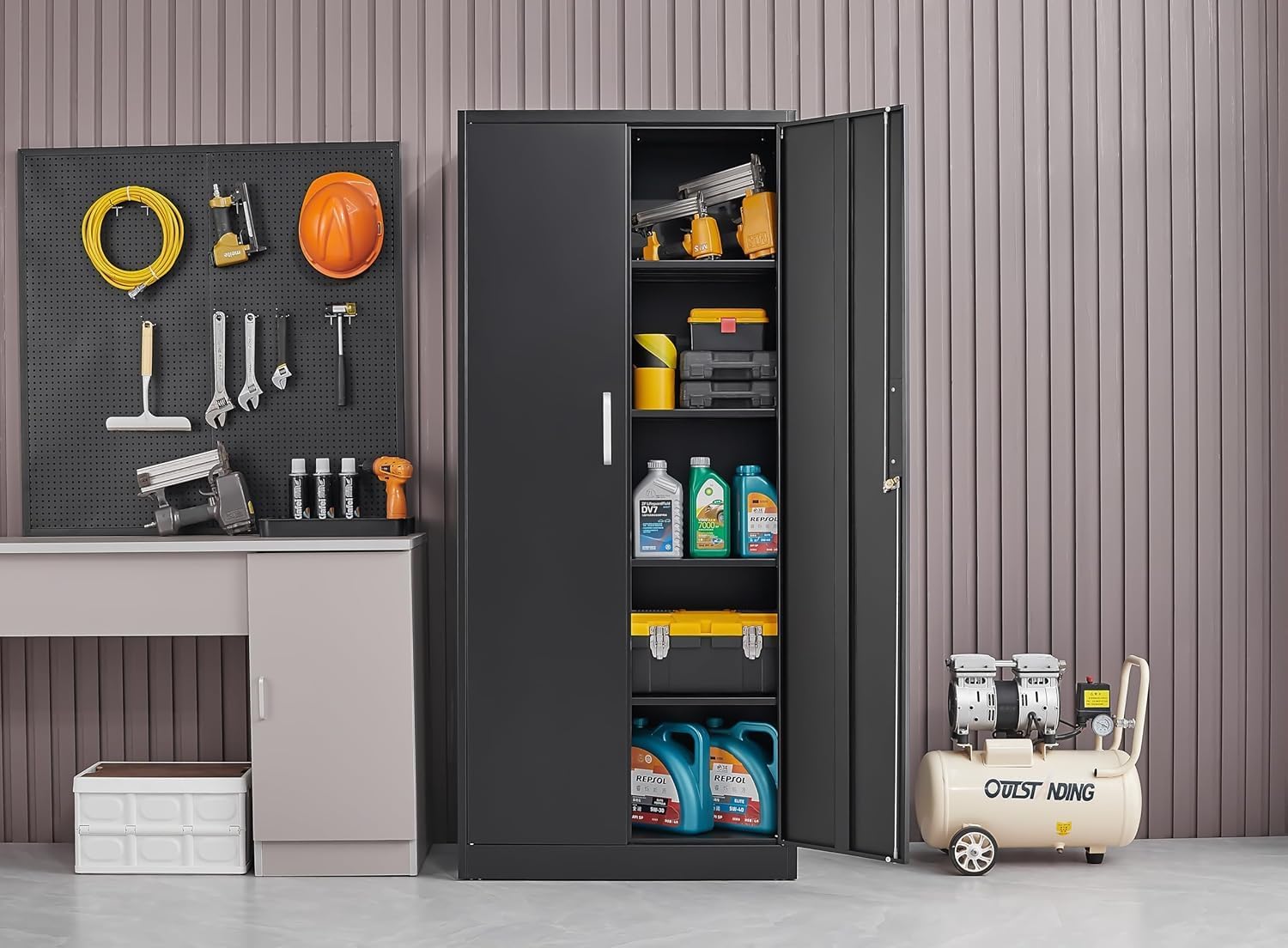 Armoire de rangement en métal  - Home Office Kitchen avis et prix