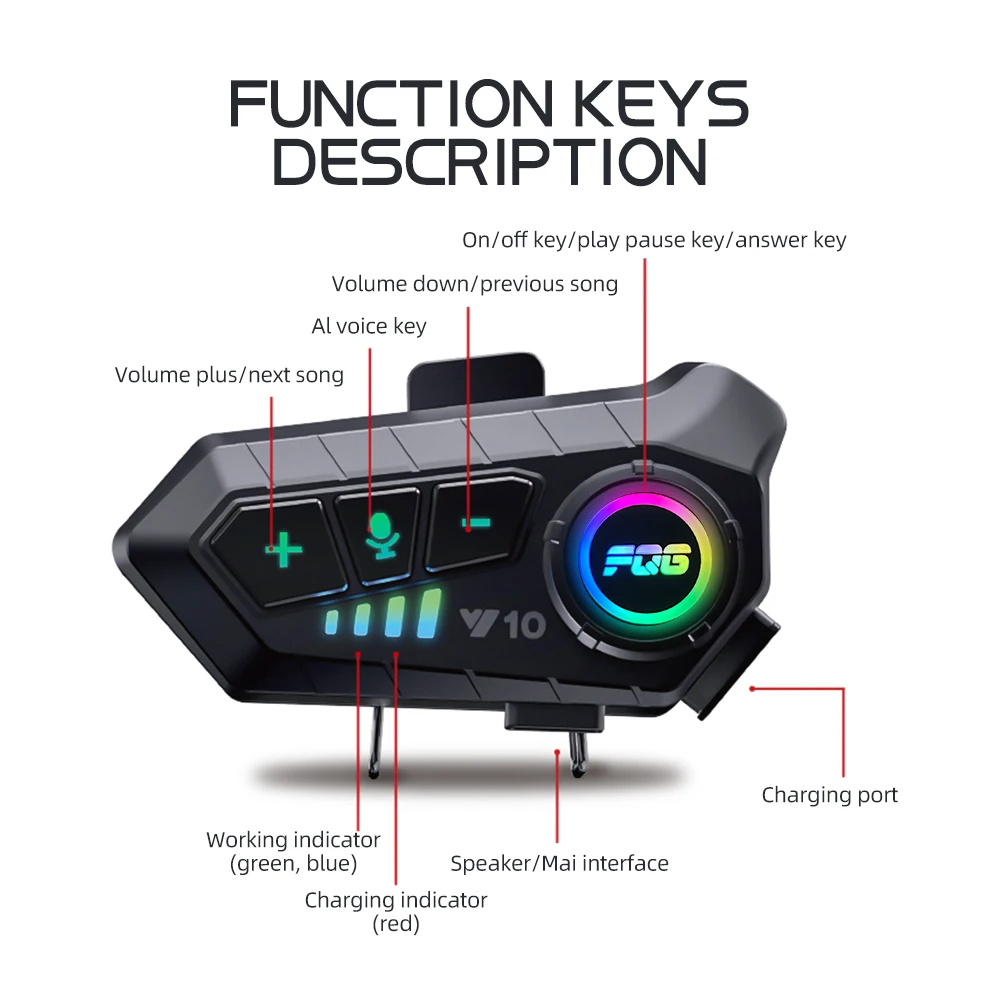 Casque Bluetooth pour moto, Bl - Home Office Headset avis et prix