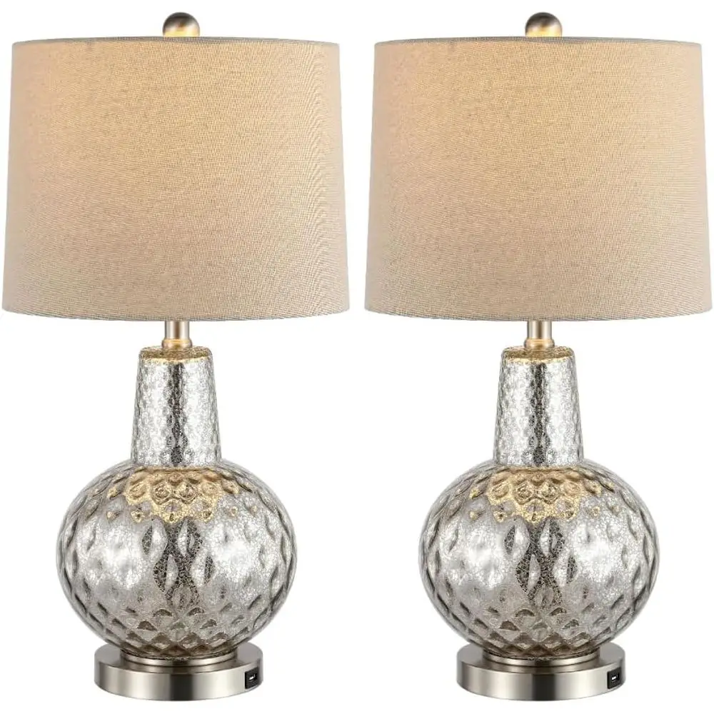 Lampe de table LED argentée/iv - Home Office Living Room avis et prix